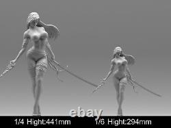 Psylocke Sexy Woman X-Men Unpainted Unassembled 3D printed Kit Resin Model GK