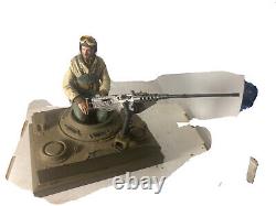 RARE-1/10BUST3rd ArmorCommander/Tank Turret 50Cal. Resin Figure/Model ProPainted