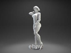 RAVEN Sexy Girl 3D printing Model Kit Figure Unpainted Unassembled Resin GK NSFW