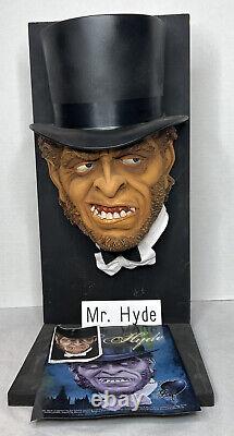 Rare Black Heart Mr Hyde 11 Life Size Resin Model Bust Wall Hanger -Joe Simon