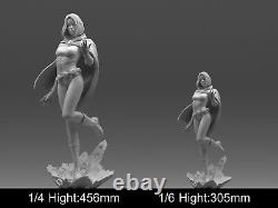 Raven Cope Girl Figure Resin Model 3D printing Unpainted Unassembled GK Kit