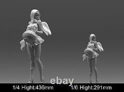 Red Hoodie Sexy Girl Unpainted Unassembled Resin 3D printed Model Figure NSFW
