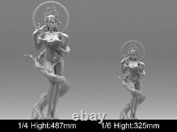 Red Series Sexy Girl 3D printing Model Kit Resin Figure Unpainted Unassembled GK