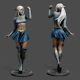Resin Figure Model Kit Gk Hot Warrior Girl Nsfw Unpainted Unassembled New Toys