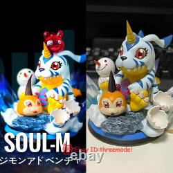 SOUL-M Studio Digimon Adventure Gabumon Resin Figure Model Statue In Stock New