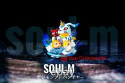 SOUL-M Studio Digimon Adventure Gabumon Resin Figure Model Statue In Stock New