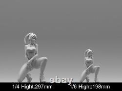 Samus Beauty Girl Figure Resin Model 3D printing Kit Unpainted Unassembled GK