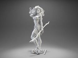 Savage Land Sexy Rogue Woman Unpainted Unassembled 3D printed Resin Model NSFW