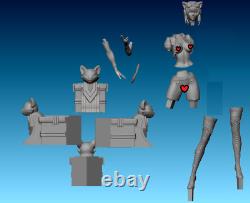 Selina Cat Fan art Figure resin 3d printed model kit Unpainted Unassembled, gk