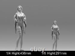 Sexy Geisha Psylock 3D printing Model Kit Figure Unpainted Unassembled Resin GK