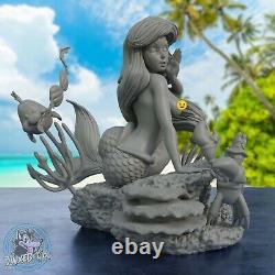 Sexy Mermaid Ariel NSFW 10.7 Figure Custom Resin Model Kit DIY Paint Statue