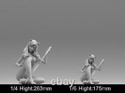 Sexy Miss Meow Anime Unpainted Unassembled GK 3D printed Resin Model Kit NSFW