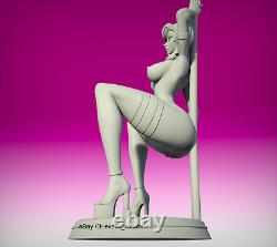 Sexy Pole Dancer MODEL kit resin Figure Diorama Unpainted