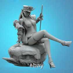 Sexy Woman Commander 3D Unpainted Figure Model GK Blank Kit New Hot Toy In Stock