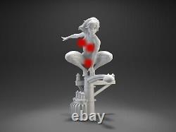 Spider Sexy Girl Gwen Unpainted Unassembled Resin 3D printed Model Figure NSFW