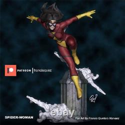 Spider Woman 3D Printing Unpainted Figure Model GK Blank Kit New Hot Toy Stock