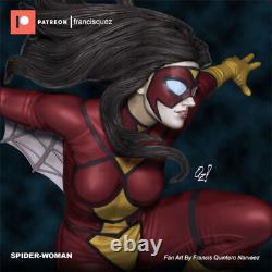 Spider Woman 3D Printing Unpainted Figure Model GK Blank Kit New Hot Toy Stock