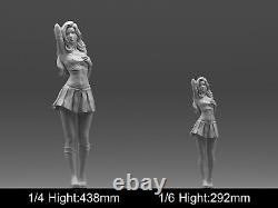Super Cute Girl Hero Figure Resin Model 3D printing Unpainted Unassembled GK Kit