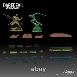THE PUNISHER VS DAREDEVIL 110 Scale Resin Model Kit Marvel Avengers Statue