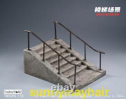 TWTOYS 1/12 TW2034 Cement Stairs Platform & Background Model Fit 6'' Figure Doll
