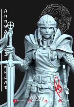Templar Girl 1/6 3D printed unpainted unassembled resin model kit