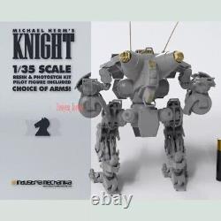 The Knight Unpainted Unassembled GK Resin Model Kit Figure 1/35 Scale 6 Inches