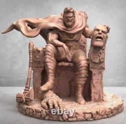 Thor In Throne Unpainted Figure Model GK Blank Kit 18cm New Hot Toy In Stock