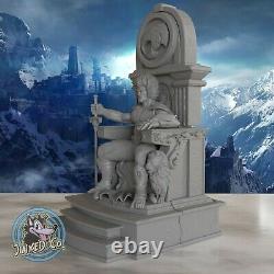 Thundercats Lion O On Throne 13.7 Figure Custom Resin Model Kit DIY Statue