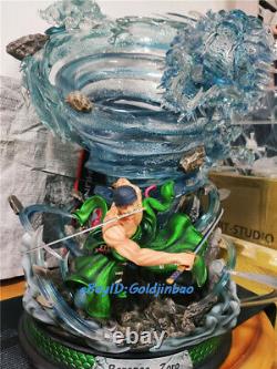 Top Studio Roronoa Zoro Statue Painted Model In Stock One Piece Figure Led Light