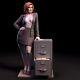 Unpainted Gillian Anderson 1/6 300mm Resin Figure Model Kit Dana Scully Files X
