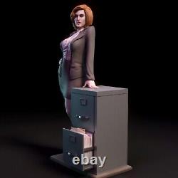 Unpainted Gillian Anderson 1/6 300mm Resin Figure Model Kit Dana Scully Files X