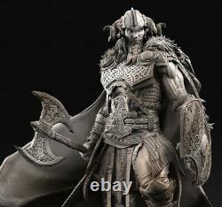 Viking Thor Unpainted Resin Kits Model GK Figurine Statue 3D Print 1/6 15in
