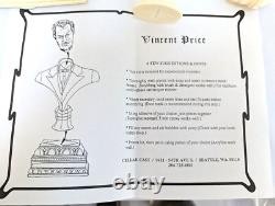 Vincent Price resin bust model kit Sculpt By Steve West Retired