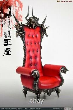 WOLFKING WK88006A 1/6 Skull Throne Single Sofa Chair Seat Model Fit 12'' Figure