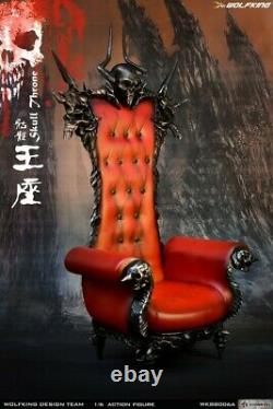 WOLFKING WK88006A 1/6 Skull Throne Single Sofa Chair Seat Model Fit 12'' Figure