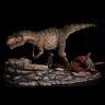 Yangchuanosaurus Hunting Statue Dinosaur Figure Animal Model Toy Collector Nanmu
