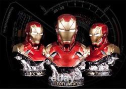 14 LED Avengers Iron Man MK46 1/2 Resin Bust Statue Figure Model Resin Display <br/> 
<br/>Les 14 LED Avengers Iron Man MK46 1/2 Buste en résine Statue Figure Modèle d'affichage en résine