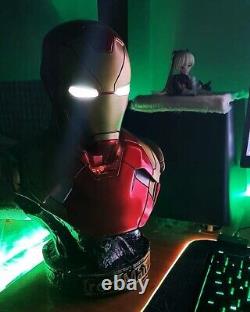 14 LED Avengers Iron Man MK46 1/2 Resin Bust Statue Figure Model Resin Display	  <br/>  <br/>Les 14 LED Avengers Iron Man MK46 1/2 Buste en résine Statue Figure Modèle d'affichage en résine