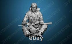 1/16 Big Set 5pcs Résine Figurine Modèle Kit Soldats Allemands Wehrmacht Wwii Unpainte