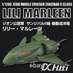 1/1700 Zeon Mobile Cruiser LILI Marleen Fleetmo Gundam Modèle De Résine