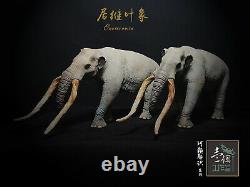 1/20 Cuvieronius Statue Ancient Elephant Decor Animal Model Collector Gk Gift