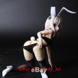 1/4 Anime Lycée DXD Tojo Koneko Lapin Blanc Figure Peau Peinte Modèle Sexy