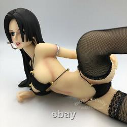 1/4 Échelle Anime One Piece Boa Hancock Lying Posture Figure Sexy Gk Model 4.7