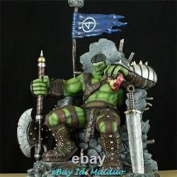 1/4 Hulk On Throne Statue Resin Model Kits Gk Collections Figure Gifts New