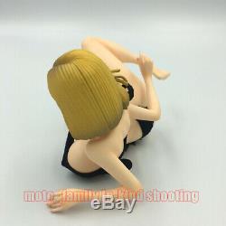 1/6 Anime Dragon Ball Z Android 18 Figure Mentir Posture Sexy Modèle Gk Personnalisé