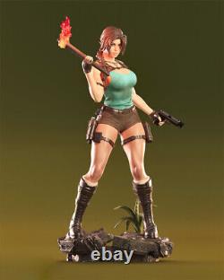 1/8 1/6 1/4 Lara Croft Kit de modèle de figurine 3D à imprimer non peint non assemblé GK