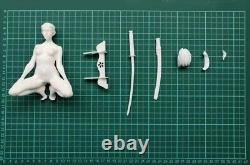 1/8 Kit de modèle de figurine en résine Fille Sexy Moderne Guerrière Japonaise à l'épée Katana Non Peinte