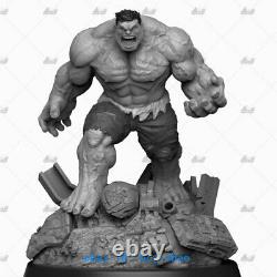 30cm Hulk Resin Model Kits Unpainted 3d Printing Garage Kit Green Gaint Figure