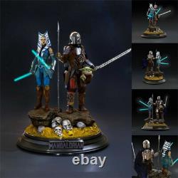 Ahsoka et Mandalorian: Figurine non peinte en modèle GK Kit vierge 32cm Nouveau Jouet Chaud en Stock