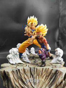 Anime Dragon Ball Z Goku Et Gohan Résine Figures Statue 1/6 Gk Modèle De Collection